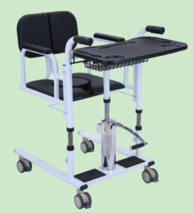 Kursi Transfer Hidrolik Manual Terlaris untuk Pasien dengan Komode untuk Penggunaan di Rumah - Product Image 2