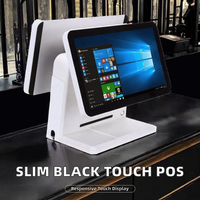 Nuevo Diseño, Carcasa de ABS, Pantalla Táctil Capacitiva de 10 Puntos y 15 Pulgadas, Terminal POS HD, Caja Registradora, Android 11, 4 GB de RAM, para Tiendas Minoristas