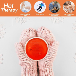 Biểu tượng tùy chỉnh Gel bấm vào tay hâm nóng vòng tròn hình dạng ma thuật bấm vào nhiệt gói tay ấm hơn với bìa - Product Image 5