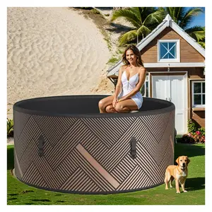 Vente en gros Tube chaud intérieur Massage à bulles d'air portable Bain à remous gonflable DWF pour spa ou camping extérieur pour 2 4 6 personnes