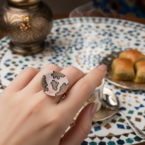 Turkish Leopard Pattern Shape Geometric Silver Women <b>Ring</b> Handmade Wholesale Turkish Jewelry - Product Image 3
