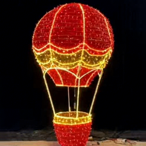 Ballons à air chaud géants lumineux pour les grandes décorations de Noël et de fêtes en plein air - Product Image 1