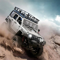 WPL MNRC MN-128 voiture télécommandée 1:12 Wrangler 4WD 2.4G télécommande Rock Crawler camion tout-terrain avec lumières enfants adultes