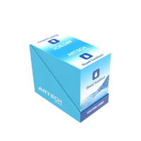 Boîtes de présentation de compteur de carton de papier imprimées par coutume pliables et recyclables pour le paquet solide de boisson