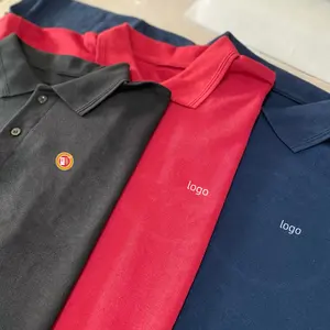 Großhandel einfarbige einfarbige T-Shirts lässig Training Baumwolle Herren Polo-T-Shirt schnell trocknend Kurzarm individuelles Logo Golf Polo-Shirt