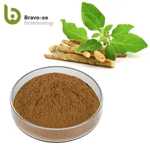 Food Grade Raw Materials 2.5% Ashwagandha Root Extract Ashwagandha Powder Brown Powder Benefit For Body Health