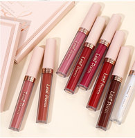 Kit de Maquillage Gloss à Lèvres : Gloss Non-Transfert, Rouge à Lèvres Liquide Mat Effet Brume Durable et Crayon à Lèvres Imperméable