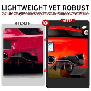 Dernier modèle de couvre-feux stop en fibre de carbone sèche de style OEM pour Ferrari 458 - Product Image 3