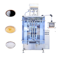 Vente directe d'usine de machine d'emballage verticale entièrement automatique pour liquides, adaptée à la sauce tomate, au miel et à la sauce durian.