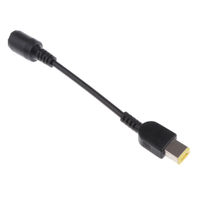 Chargeur Adaptateur Secteur Câble Convertisseur pour Lenovo 45W 65W 90W Standard Câble d'Alimentation Mince Carré Jaune