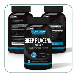 OEM 건강 관리 염소 태반 추출물 화장품 등급 캡슐 스킨케어 보충제 염소/양 태반 캡슐 - Product Image 2