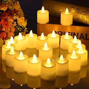 Elektronisches Tee licht Vela Luz Romantische Hochzeit Valentine Home Decoration Flammen loses <span class=keywords><strong>LED</strong></span>-Kerzenlicht für Weihnachts plastik kerze - Product Image 5