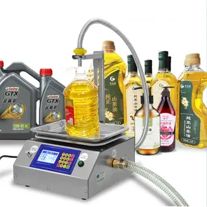 CSY-L12 Standard Weighing type fully automatic Quantitative and rapid filling machine for oil