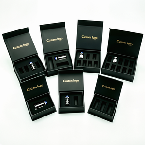 Caja Magnética Rígida Negra para Viales <span class=keywords><strong>de</strong></span> Péptidos, con Logotipo Personalizado, 3ml 5ml, Caja Multi-Slot con Inserto <span class=keywords><strong>de</strong></span> EVA para Empaque <span class=keywords><strong>de</strong></span> Suero <span class=keywords><strong>y</strong></span> Cosméticos <span class=keywords><strong>de</strong></span> Marca - Product Image 1