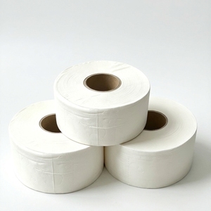 Wholesale 5 Ply Jumbo Roll Tissue 100% Virgin Wood Pulp Toilet Paper for Hotel Restaurant Commercial Washroom Custom Logo OEM