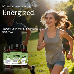 Capsules de fer OEM 95 mg - Métabolisme énergétique et santé immunitaire Complément alimentaire pour adultes 60 capsules/flacon Approvisionnement en vrac d'usine - Product Image 5