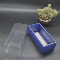 Boîte d'emballage en papier pour poupées en peluche avec fenêtre transparente, manchon en PVC avec logo, gaufrage couleur, vernis UV localisé