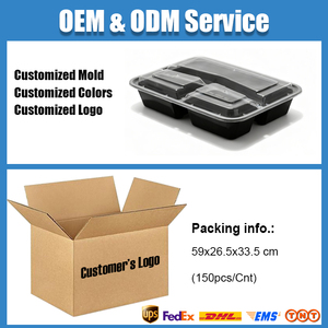 2025 Hot Bán cấp thực phẩm Takeaway nhà hàng Hộp nhựa dùng một lần ăn trưa hộp đưa ra <span class=keywords><strong>container</strong></span> thực phẩm Brunch <span class=keywords><strong>container</strong></span> - Product Image 6