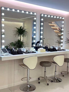 Tùy Chỉnh Hiện Đại Sang Trọng LED Cảm Ứng Thông Minh Đầy Đủ Chiều Dài Đứng Tường Trang Trí Nội Thất Lớn Đóng Khung Máy Tính Để Bàn Gương Món Quà Sinh Nhật Cho Phòng Ngủ - Product Image 5