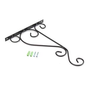 European Style Creative Iron Flower Rack <strong>for</strong> Balcony Wall-mounted Metal <strong>Bracket</strong> with <strong>Hanging</strong> <strong>Basket</strong> Flower Pot Hooks - Product Image 4