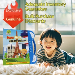 Jouet éducatif <span class=keywords><strong>pour</strong></span> enfants, <span class=keywords><strong>livre</strong></span> <span class=keywords><strong>audio</strong></span> interactif <span class=keywords><strong>en</strong></span> français et <span class=keywords><strong>en</strong></span> <span class=keywords><strong>anglais</strong></span>, <span class=keywords><strong>en</strong></span> plastique long, <span class=keywords><strong>pour</strong></span> l'apprentissage précoce, <span class=keywords><strong>pour</strong></span> les enfants de 4 à 6 ans, fonctionne sur piles - Product Image 2