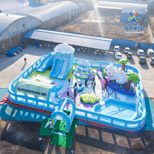 Parc aquatique flottant portable d'usine, aire <span class=keywords><strong>de</strong></span> <span class=keywords><strong>jeux</strong></span> aquatique gonflable en PVC avec toboggans pour les événements <span class=keywords><strong>de</strong></span> loisirs aquatiques en plein <span class=keywords><strong>air</strong></span> - Product Image 3