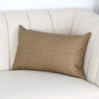 Luxus Pferd Leder Kunstleder Kissen Kunden spezifische Luxus Kissen bezüge für Couch Schlafs ofa