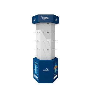 Soporte de exhibición de la tienda Cruisers CDU para exhibición de piso de papel de papas fritas con gancho para una promoción frontal efectiva - Product Image 6