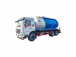 รถดูดสิ่งปฏิกูล 6×4 Dongfeng D3 18‑20CBM พร้อมถังเก็บของเสีย, แชสซี 3 เพลา, เครื่องยนต์ Yuchai 245‑270 แรงม้า, ระบบดูดสูญญากาศทรงพลังสำหรับของเสียจากอุจจาระ, รับสั่งผลิตเพื่อการส่งออก - Product Image 1