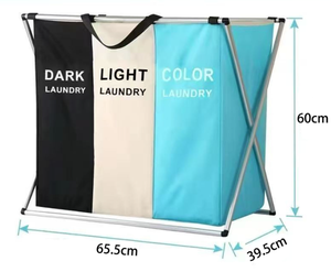 Cesto della <span class=keywords><strong>biancheria</strong></span> 2025 con manici impermeabili porta lavaggio portatile cesto della <span class=keywords><strong>biancheria</strong></span> con ruote camere <span class=keywords><strong>da</strong></span> letto o bagni - Product Image 4