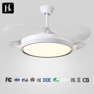 42 Inch Retractable <b>Ceiling</b> <b>Fan</b> New Design <b>Ceiling</b> <b>Fan</b> With Light Invisible Smart <b>Ceiling</b> <b>Fan</b> With Remote Control - Product Image 3