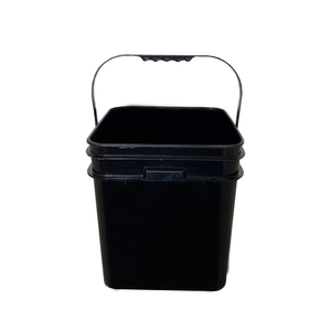 Wholesale Black <strong>Plastic</strong> <strong>Drums</strong> 20l Large Pail <strong>Plastic</strong> Bucket with Handle and Lid for Sale - Product Image 4