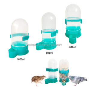 Accesorios para jaulas <span class=keywords><strong>de</strong></span> pájaros YYC, dispensador <span class=keywords><strong>de</strong></span> comida para <span class=keywords><strong>periquitos</strong></span> colgante, alimentador y <span class=keywords><strong>bebedero</strong></span> automático para palomas - Product Image 1