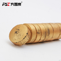 Charbon à chicha sans fumée, briquettes de bois de fruits personnalisées, durée de combustion 45-70 min, teneur en carbone >85%, noir naturel