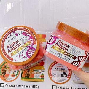 Exfoliante de Azúcar con Alfa Arbutina y Sal de Baño para Eliminar la Piel de Gallina - Product Image 4