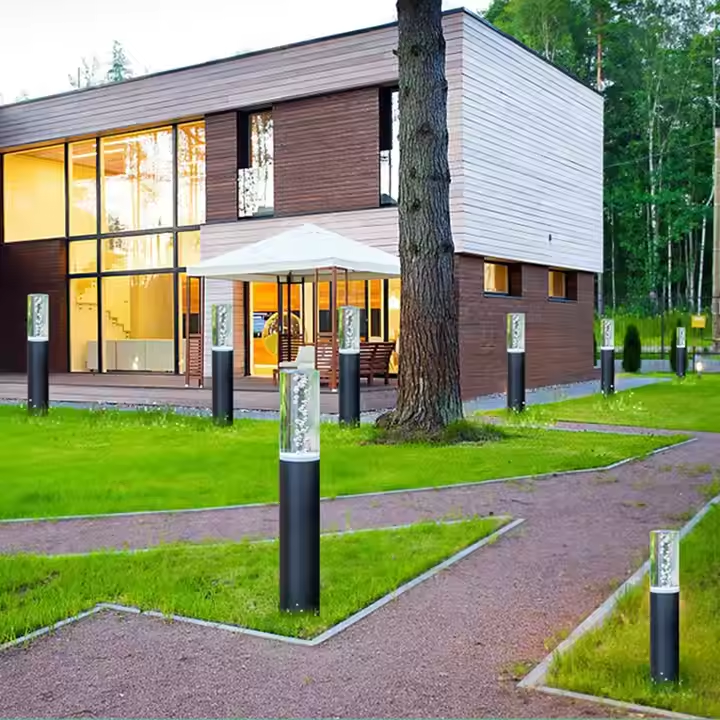 Exterior LED Lawn Landscape Aluminum Bollard Led Light Waterproof IP65 for Villa Garden Lighting