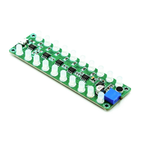 Sensor Audio Kontrol Suara LED RGB Indikator LED Lampu Melodi Berkedip Mitra Suara Multi-warna Opsional