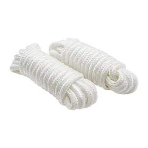 Double ligne de quai en nylon tressé de haute qualité 3/8 "* 15ft corde marine