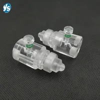 Buse d'atomisation à air en acrylique transparente de qualité supérieure, buse de brumisation à deux fluides pour l'observation et l'expérimentation visuelle de l'atomisation