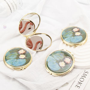 LOGOTIPO personalizado OEM 70CM Metal compacto maquillaje MirrorTourist atracciones regalos <span class=keywords><strong>Van</strong></span> <span class=keywords><strong>Gogh</strong></span> <span class=keywords><strong>pinturas</strong></span> al óleo espejo de tocador - Product Image 1