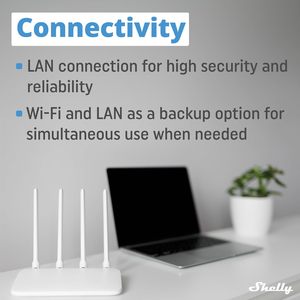 Relais intelligent Shelly Pro 3 |   Din |   Automatisation de la maison à 3 canaux Wi-Fi, compatible Alexa/Google Home, application iOS/Android, éclairage motorisé - Product Image 3