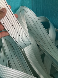 SANBOO SANBOOPW17 Sangle de fixation en polyester rayée blanche de 50 mm, capacité de charge de 6T, ceinture industrielle robuste - Product Image 2