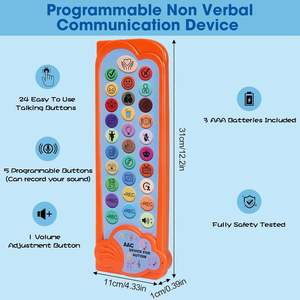 Dispositivo AAC para Autismo, Herramienta de Comunicación para Niños y Adultos No Verbales, Ayuda para Hablar con Botones Programables - Product Image 2