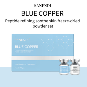 Suero Hidratante de Cobre Azul con Ácido Hialurónico, Péptidos y PDRN, Reparación de la Piel, Hidratación, Antienvejecimiento, Rejuvenecimiento de la Piel, Cosmético OEM - Product Image 3