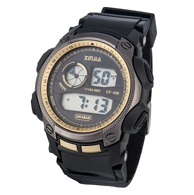 plastic digital watches programmable black watch automatic minimalist watch