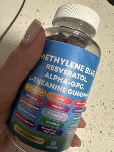 Methylen mavi sakızlı hepsi bir reseveralpha L alfa GPC L Theanine metil mavi Gummies - Product Image 3