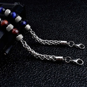 Wholesale Custom <strong>Bead</strong> <strong>Bracelet</strong> tiger Eyes <strong>Beads</strong> <strong>Bracelet</strong> Natural Stone Stainless Steel <strong>Bead</strong> <strong>Bracelet</strong> Men - Product Image 2