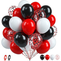 Ensemble de ballons en latex rose doré métallisé, ballons de fête à l'hélium, formes variées pour la décoration d'anniversaire, de mariage, de la Saint-Valentin