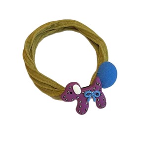 2026年新作 高級韓国風 カラフルな生地 小型犬用ヘアタイ 女の子向けアクセサリー 卸売 - Product Image 5