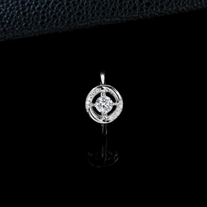 Women's Cultivated Diamond <b>Ring</b> S925 Silver Rhodium Plated Brilliant Cut Hollow Design Proposal Engagement Shiny Clean - Product Image 4